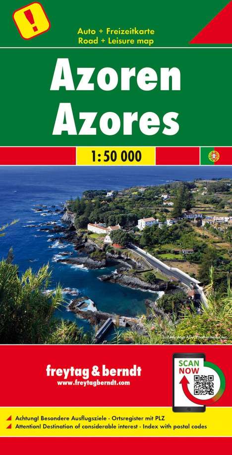 Azoren Autokarte 1 : 50.000, Karten