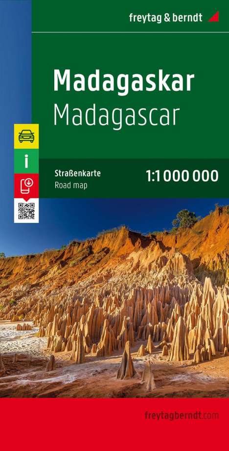 Madagaskar 1 : 1 000 000, Karten