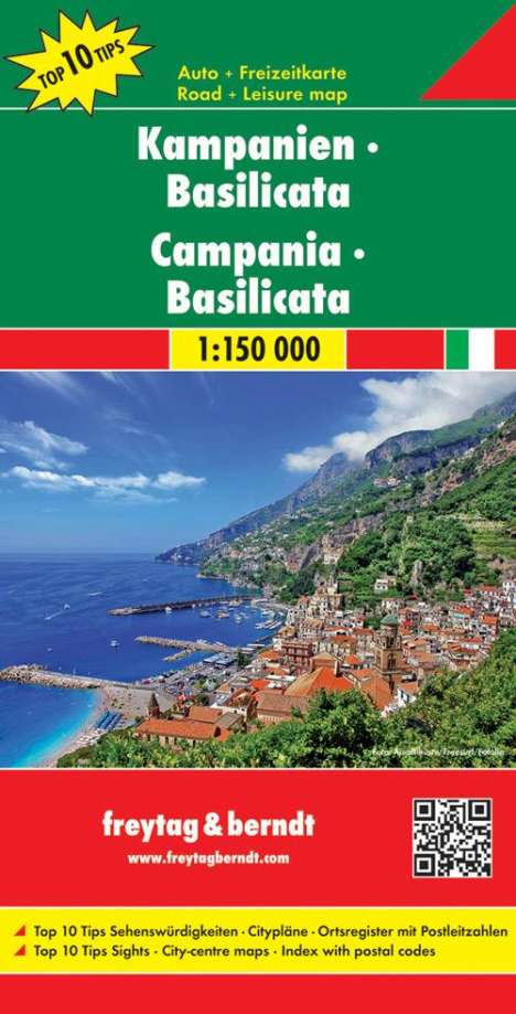 Kampanien - Basilicata 1 : 150 000, Karten