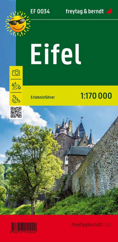 Eifel, Erlebnisführer 1:170.000, freytag &amp; berndt, EF 0034, Karten