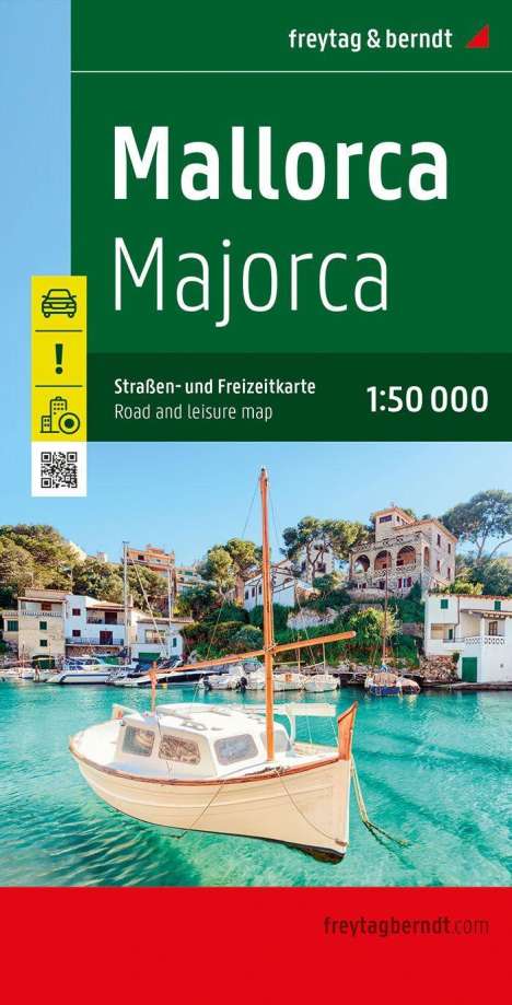 Mallorca, Straßen- und Freizeitkarte 1:50.000, freytag &amp; berndt, Karten