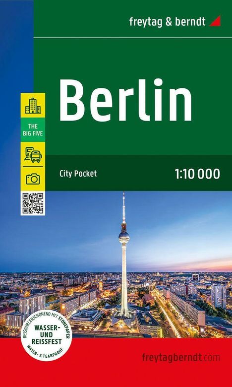 Berlin, Stadtplan 1:10.000, freytag &amp; berndt, Karten