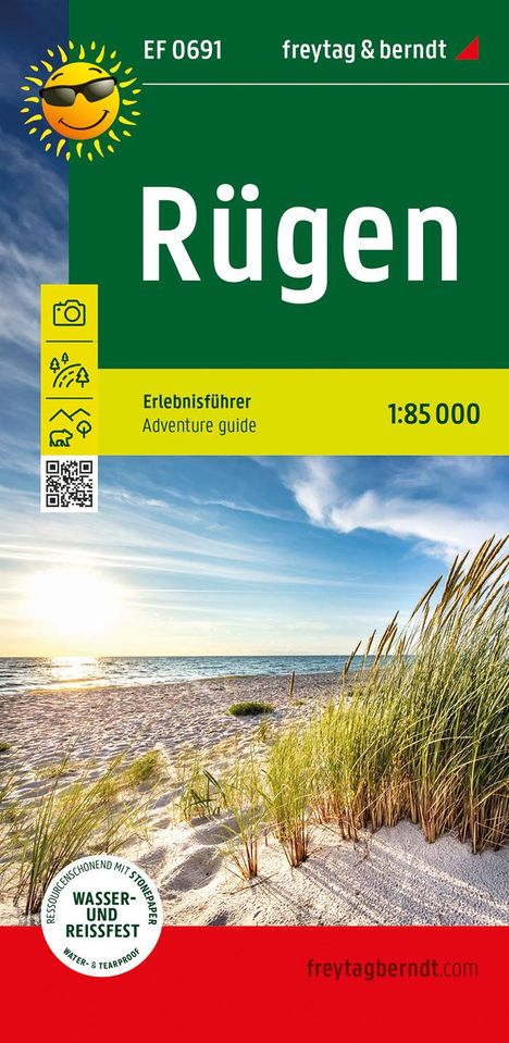 Rügen, Erlebnisführer 1:85.000, freytag &amp; berndt, Karten