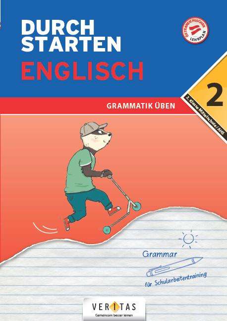 Franz Zach: Durchstarten 2. Klasse - Englisch Mittelschule/AHS - Grammatik, Buch