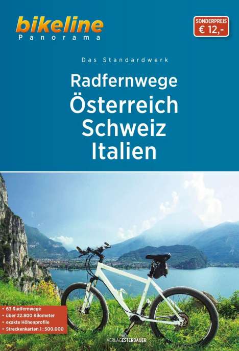 Radfernwege Österreich, Schweiz, Italien, Buch