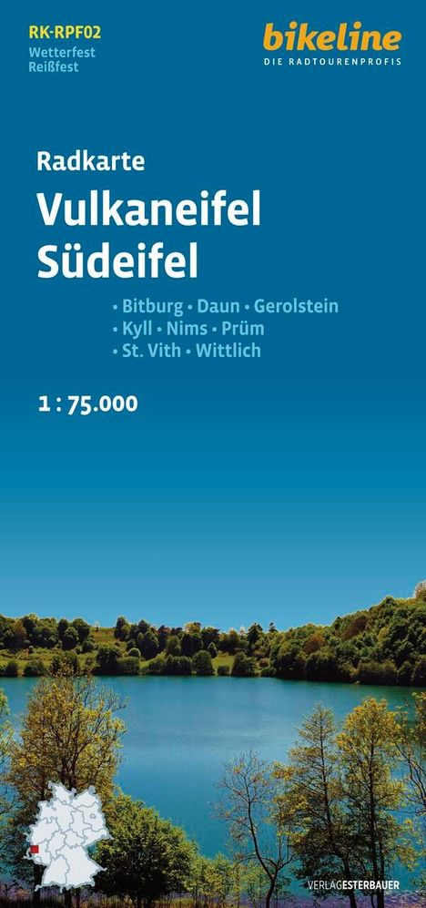 Radkarte Vulkaneifel Südeifel (RK-RPF02), Karten