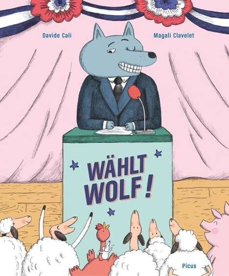 Davide Cali: Wählt Wolf!, Buch