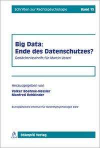 Volker Boehme-Nessler: Big Data: Ende des Datenschutzes?, Buch