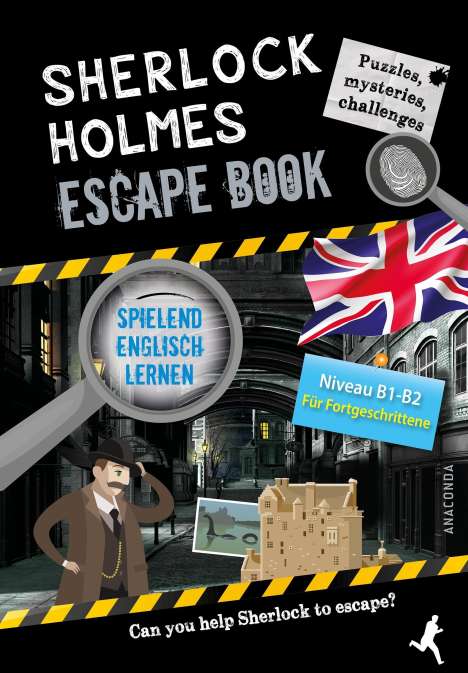 Gilles Saint-Martin: Sherlock Holmes Escape Book. Spielend Englisch lernen - für Fortgeschrittene Sprachniveau B1-B2, Buch