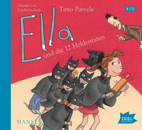 Timo Parvela: Ella und die zwölf Heldentaten. Bd. 12, CD