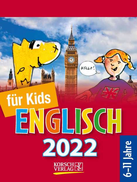 Sprachkal. Englisch für Kids 2022, Kalender