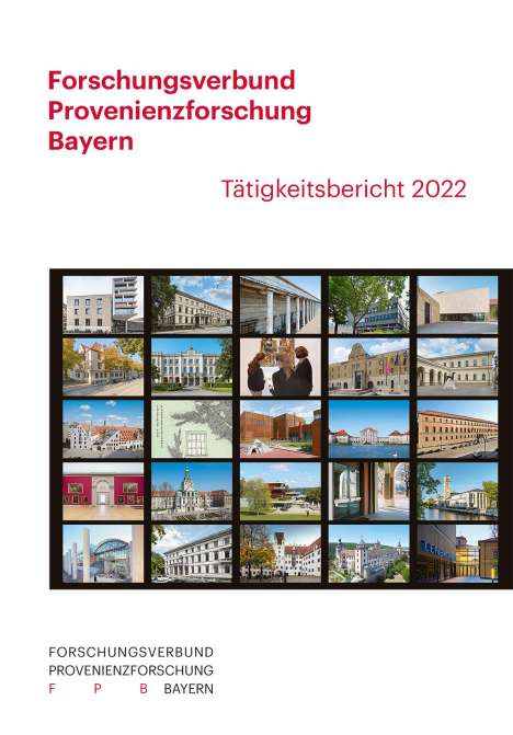 Forschungsverbund Provenienzforschung Bayern, Buch