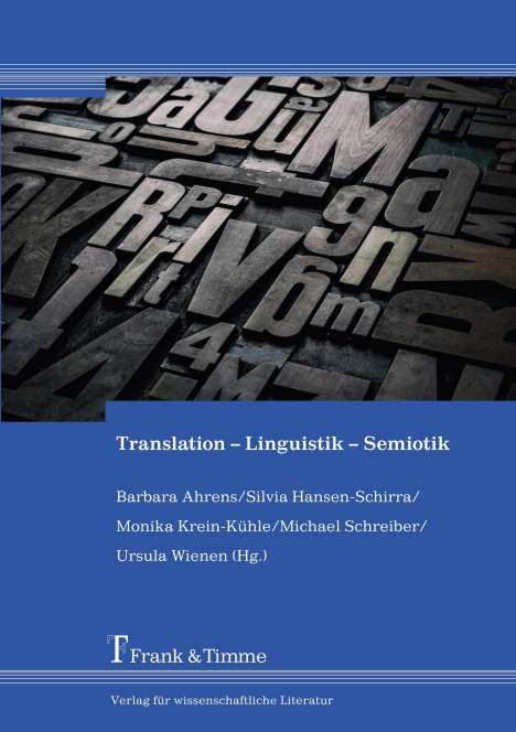 Translation ¿ Linguistik ¿ Semiotik, Buch