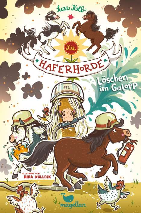 Suza Kolb: Die Haferhorde - Löschen im Galopp - Band 14, Buch
