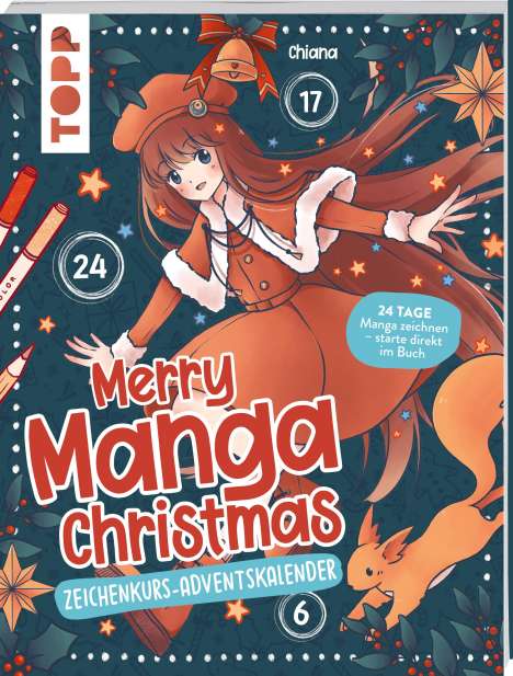 Chiana: Merry Manga-Christmas. Das Adventskalender-Buch, Buch