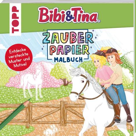 Frechverlag: Zauberpapier Malbuch Bibi &amp; Tina, Buch