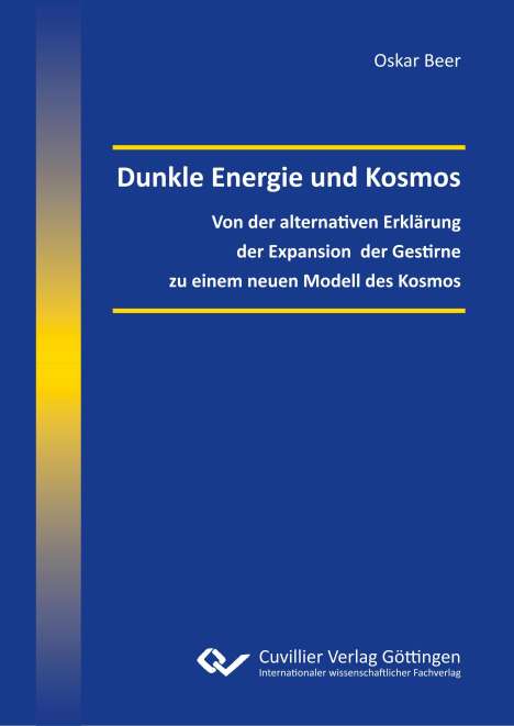 Oskar Beer: Dunkle Energie und Kosmos, Buch