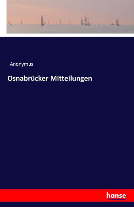 Anonymus: Osnabrücker Mitteilungen, Buch