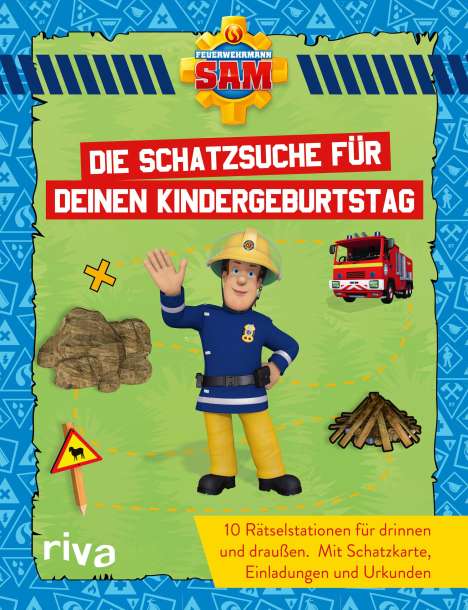 Feuerwehrmann Sam - Die Schatzsuche/Schnitzeljagd für deinen Kindergeburtstag, Buch