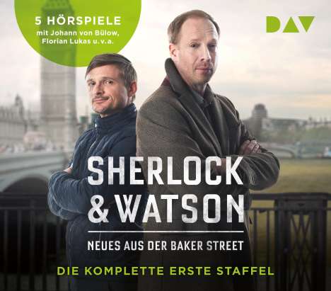 Sherlock &amp; Watson - Neues aus der Baker Street. Die komplette erste Staffel, 5 CDs