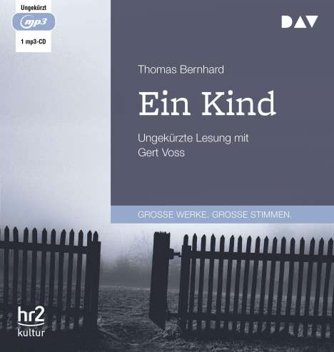 Thomas Bernhard: Ein Kind, MP3-CD