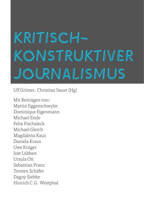 Kritisch-konstruktiver Journalismus, Buch