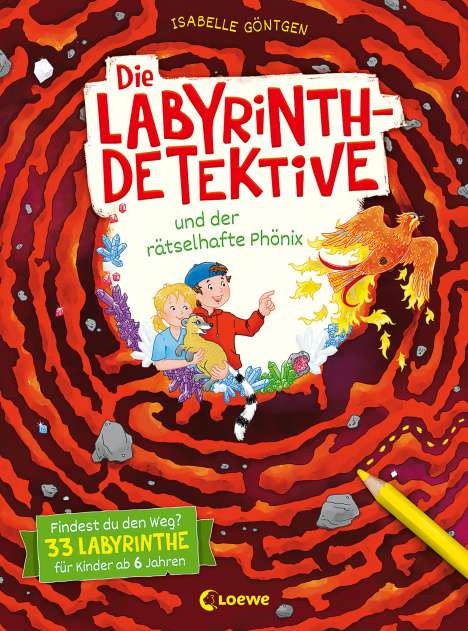 Die Labyrinth-Detektive und der rätselhafte Phönix, Buch