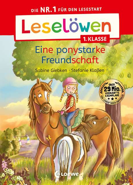 Sabine Giebken: Leselöwen 1. Klasse - Eine ponystarke Freundschaft, Buch