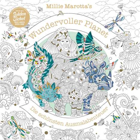 Millie Marotta: Millie Marotta's Wundervoller Planet - Die schönsten Ausmal-Abenteuer, Buch