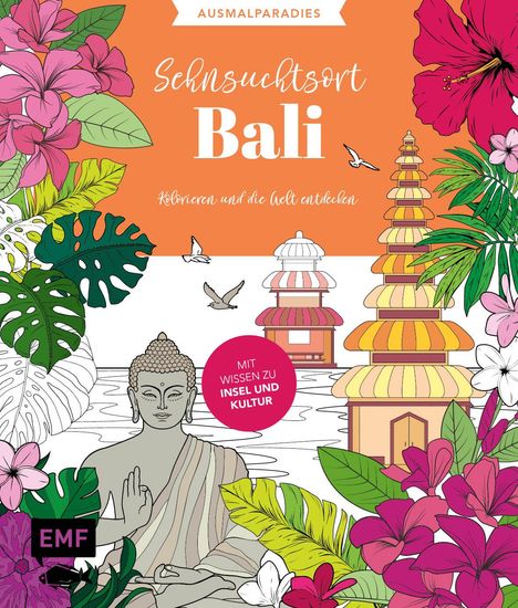 Ausmalparadies - Sehnsuchtsort Bali, Buch