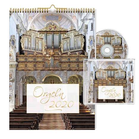Orgeln 2020 Kalender mit CD, Diverse