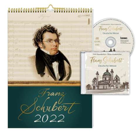 Franz Schubert 2022/ +CD, Kalender