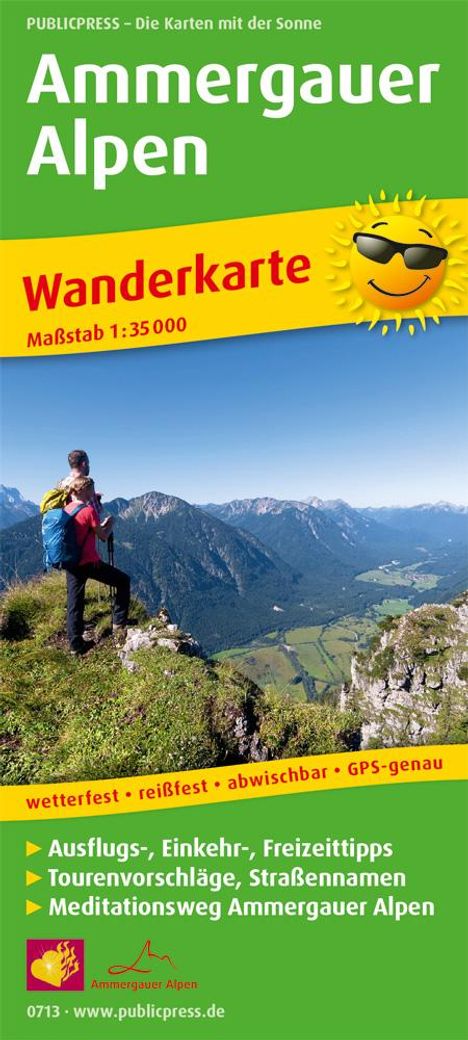 Ammergauer Alpen 1:35 000, Karten