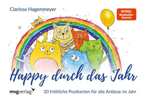 Clarissa Hagenmeyer: Happy durch das Jahr: Postkarten, Buch