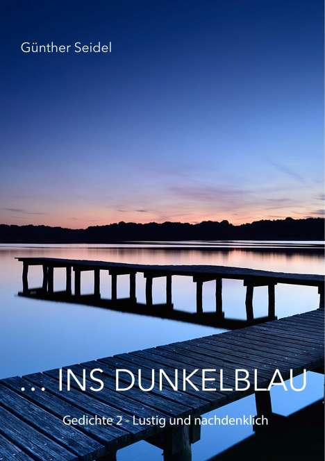 Günther Seidel: ins dunkelblau, Buch