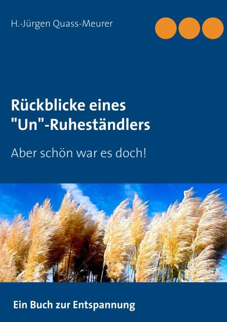 H. -Jürgen Quass-Meurer: Rückblicke eines "Un"-Ruheständlers, Buch