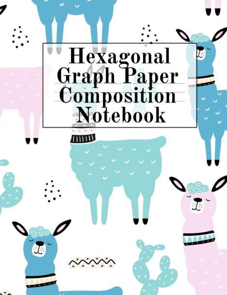Crafty Hexagon: Hexagon, C: Hexagonal Graph Paper Composition Notebook, Buch