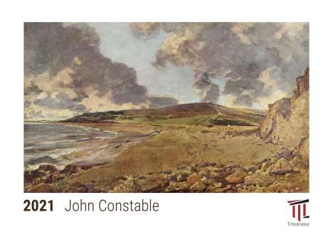 John Constable 2021 - Timokrates Kalender, Tischkalender, Bildkalender - DIN A5 (21 x 15 cm), Kalender