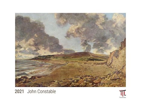 John Constable 2021 - White Edition - Timokrates Kalender, Wandkalender, Bildkalender - DIN A3 (42 x 30 cm), Kalender