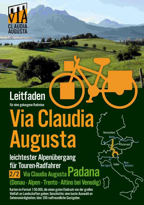 Christoph Tschaikner: Radroute Via Claudia Augusta 2/2 "Padana", Buch