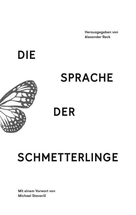 Michael Stavaric: Die Sprache der Schmetterlinge, Buch