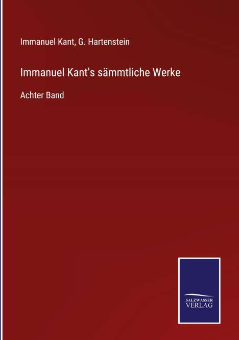 Immanuel Kant: Immanuel Kant's sämmtliche Werke, Buch