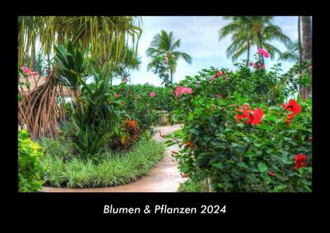 Tobias Becker: Blumen &amp; Pflanzen 2024 Fotokalender DIN A3, Kalender