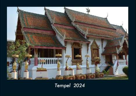 Tobias Becker: Tempel 2024 Fotokalender DIN A4, Kalender