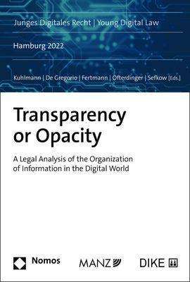 Transparency or Opacity, Buch