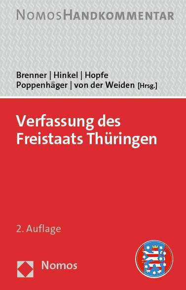 Verfassung des Freistaats Thüringen, Buch