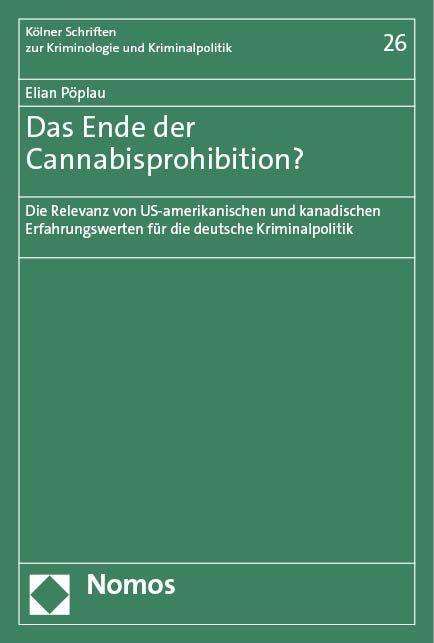 Elian Pöplau: Das Ende der Cannabisprohibition?, Buch