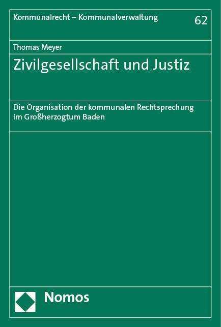 Thomas Meyer: Zivilgesellschaft und Justiz, Buch