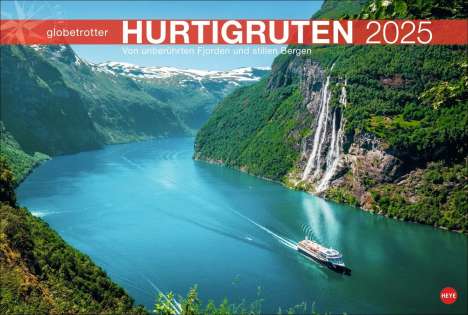 Hurtigruten Globetrotter Kalender 2025 - Von unberührten Fjorden und stillen Bergen, Kalender