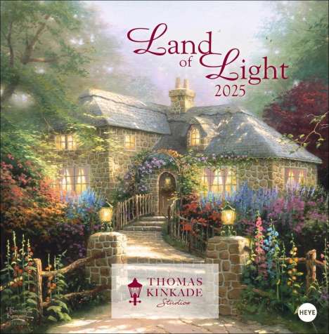 Thomas Kinkade: Thomas Kinkade: Land of Light Broschurkalender 2025, Kalender